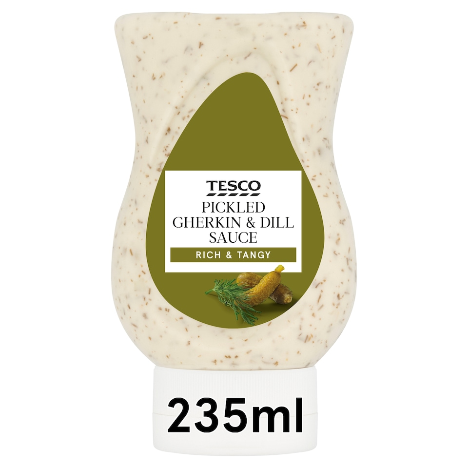 Tesco Pickled Gherkin & Dill Sauce 235ml
