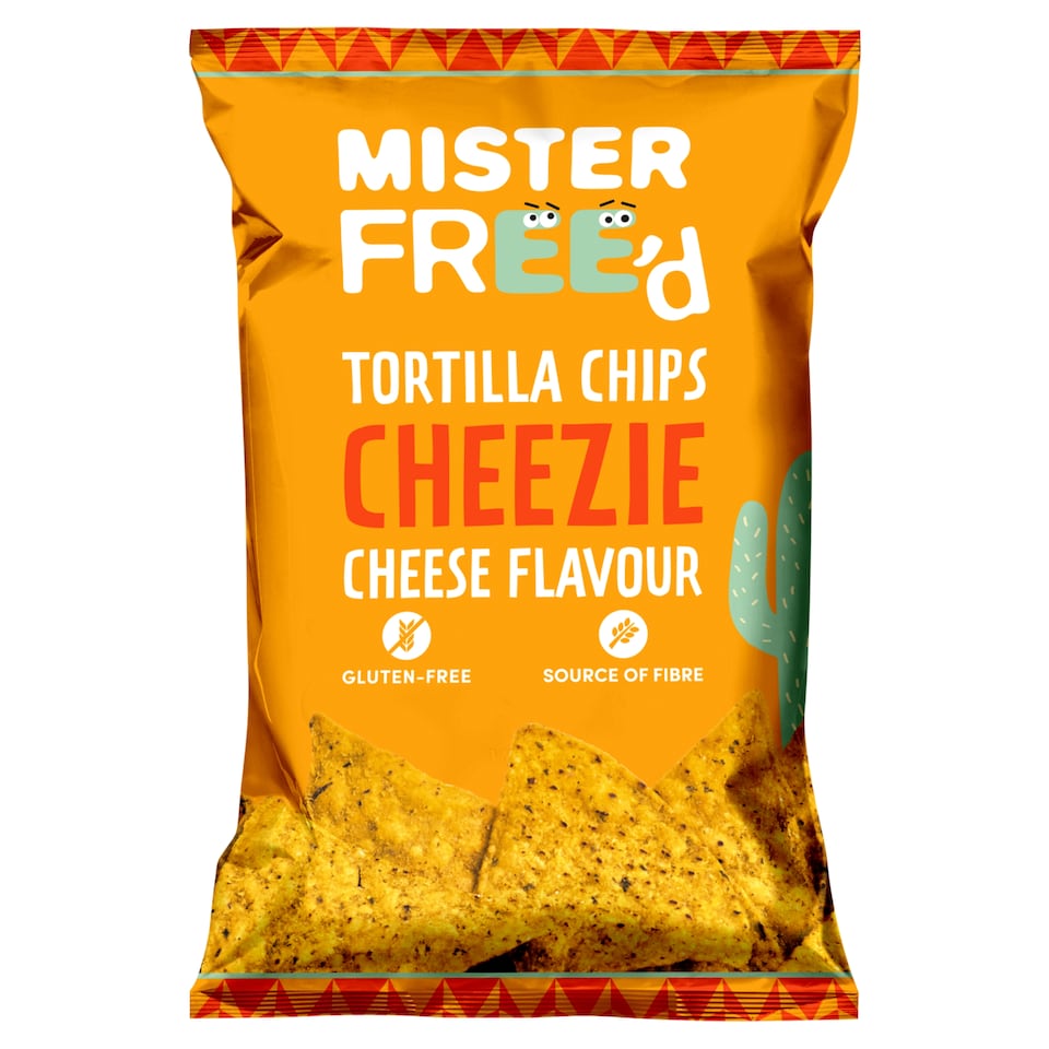 Mister Free'd Cheezie Cheese Flavour Corn Tortilla Chips 135g