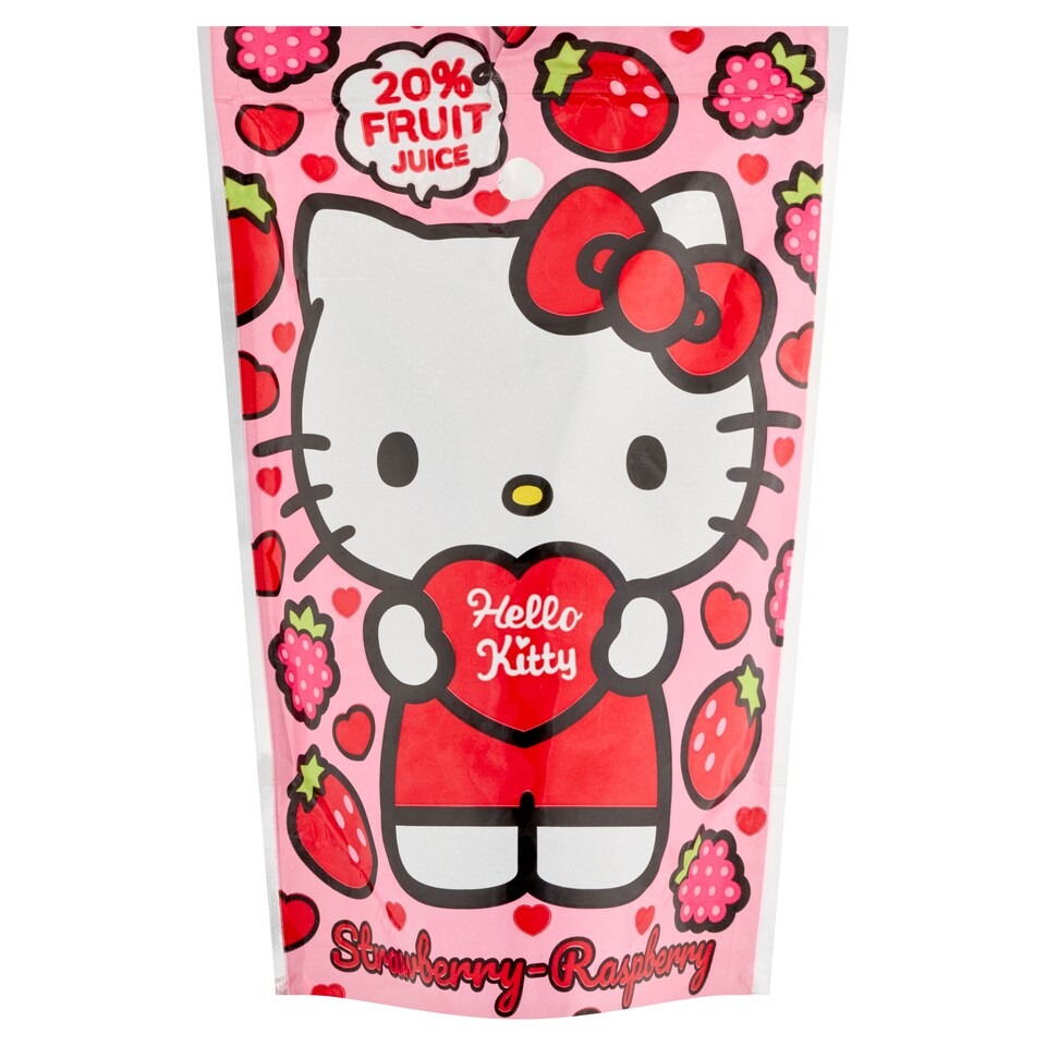 Hello Kitty szénsavmentes epres-málnás ital 200 ml