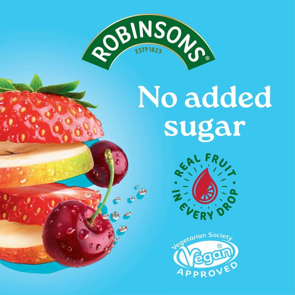 image 1 of Robinsons Summer Fruits No Added Sugar Squash 1L