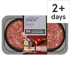 Tesco Finest 2 Jalapeno Burgers 340g