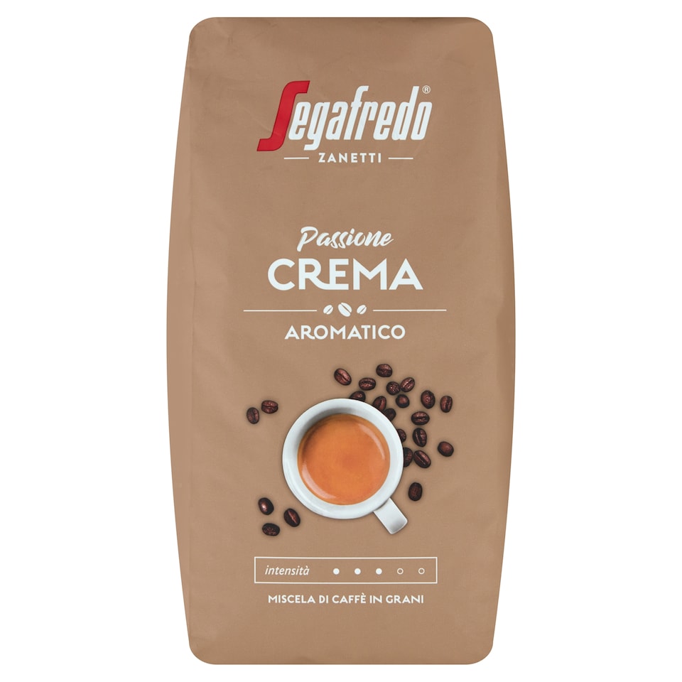Segafredo Zanetti Passione Crema Aromatico szemes pörkölt kávé 1000 g  1. kép