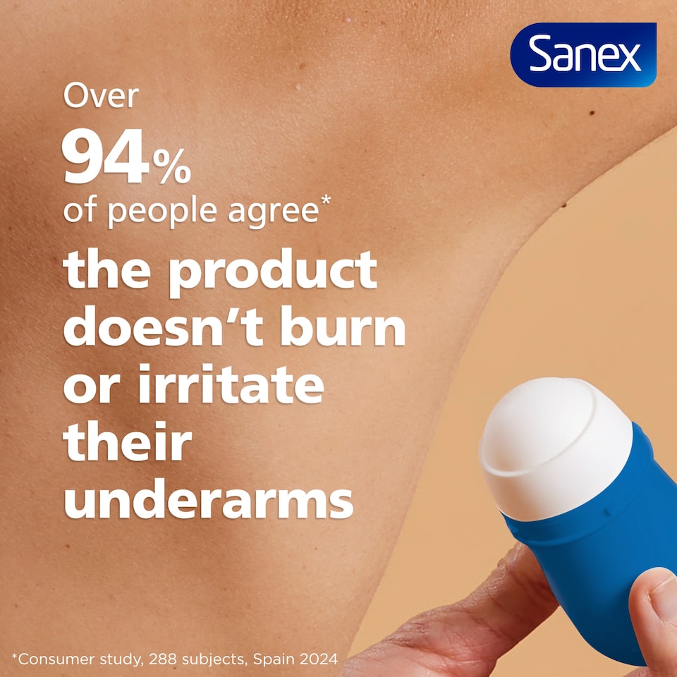 image 1 of Sanex Derma Care+ Extra Control 72h Antiperspirant Roll-On Deodorant 50ml