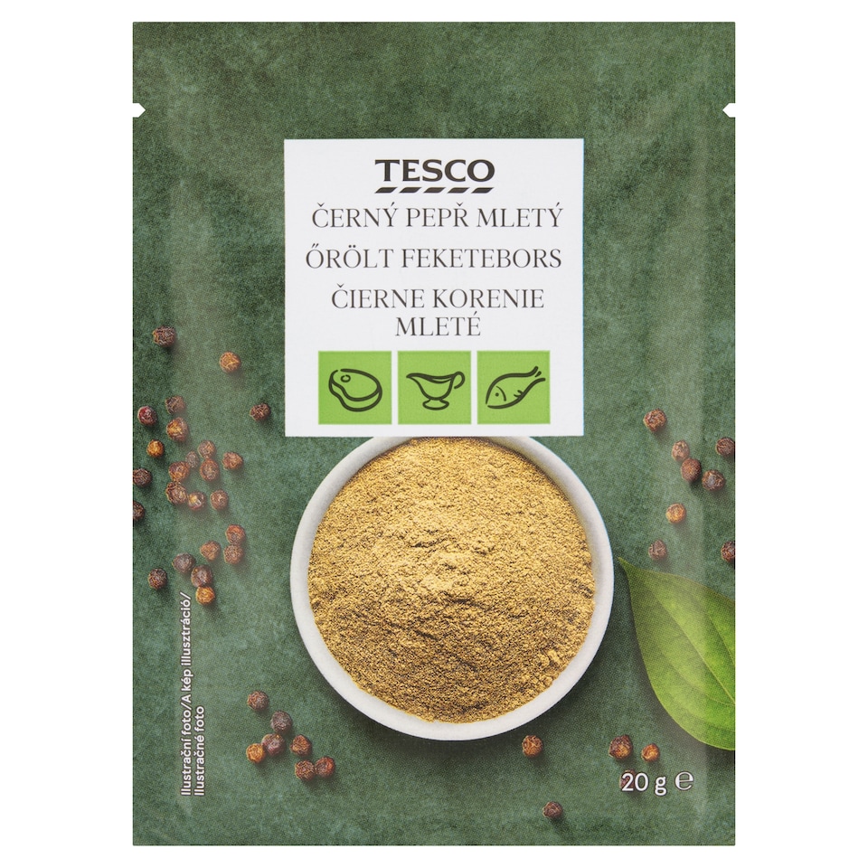 Tesco őrölt feketebors 20 g