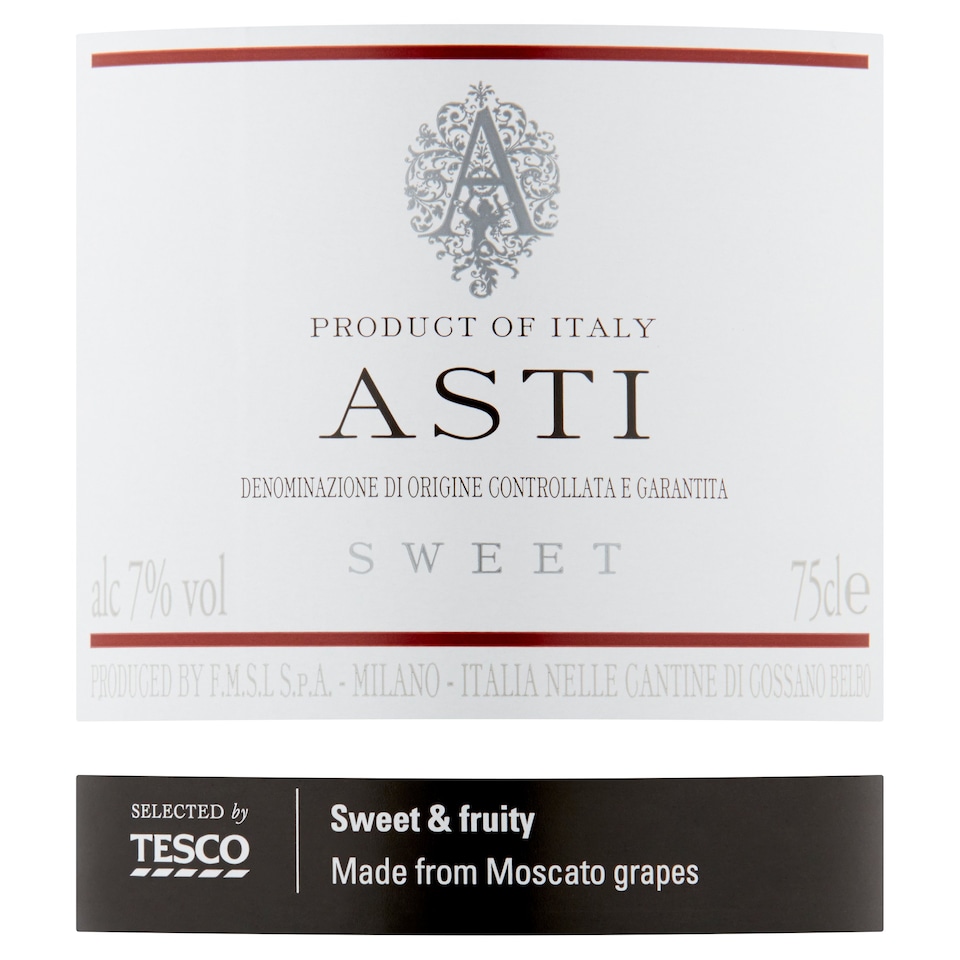image 1 of Tesco Sweet Asti Spumante 75Cl