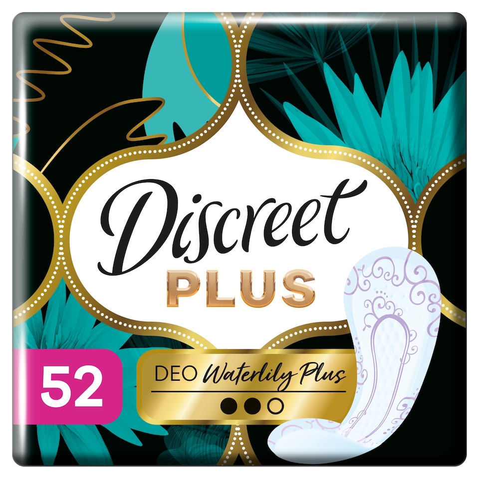 Discreet Protective Waterlilly Plus Tisztasági Betétek x52  1. kép