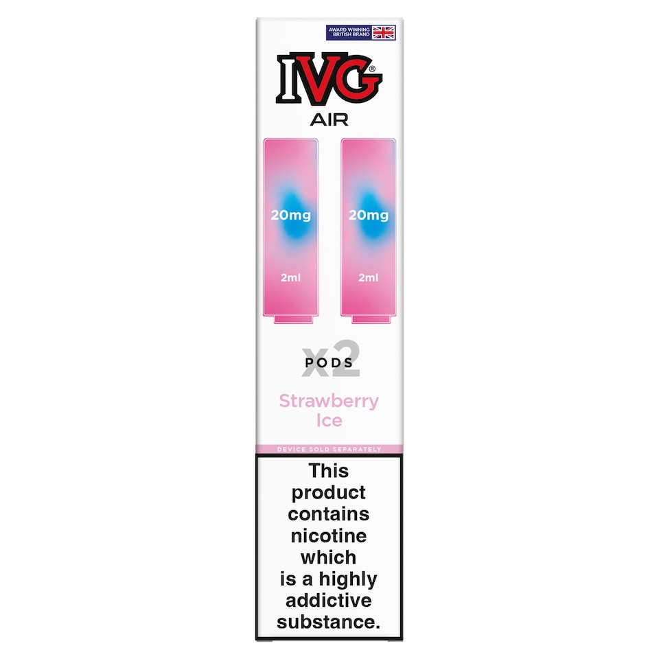 IVG Air Strawberry Ice Pro Pods 20mg 2x2ml