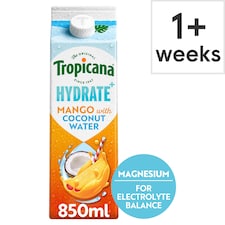 Tropicana Hydrate+ Refreshing Mango with Coconut Water 850ml