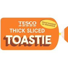 Tesco White Toastie Bread Thick Sliced 800g