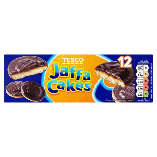 Tesco Jaffa Cakes 12 Pack 135G Tesco Groceries