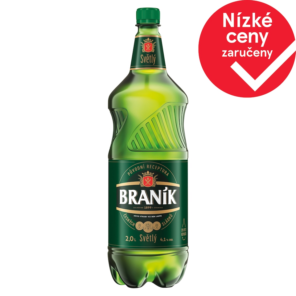 Braník Pivo výčepní světlé 2,0l