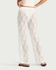 image 3 of OH ME OH MY Floral Lace Drawstring Beach Trousers in White