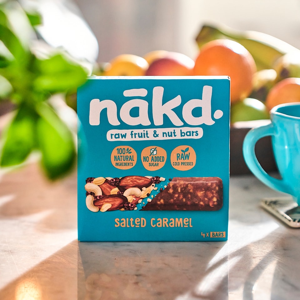 image 1 of Nakd Fruit & Peanut Bars - Salted Caramel 4 Pack 35g