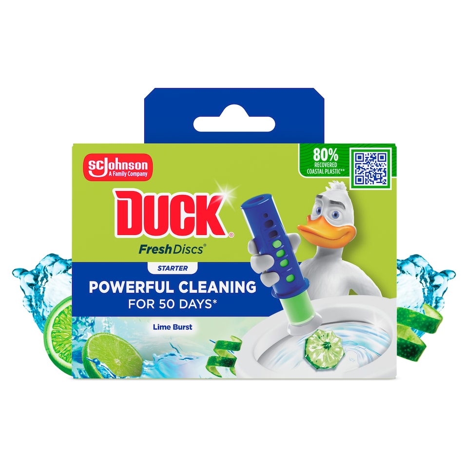 image 1 of DUCK STARTER KIT FRESH DISCS LIME 36ML
