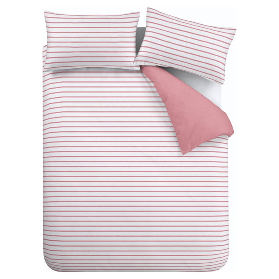 Snuggle Soft Pink Jersey Duvet Set Single