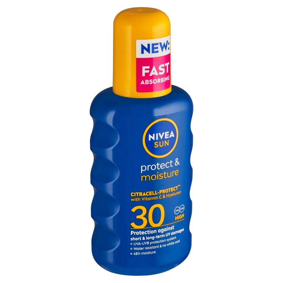 obrázok 1 z Nivea Sun Protect & Moisture Hydratačný sprej na opaľovanie OF 30 200 ml
