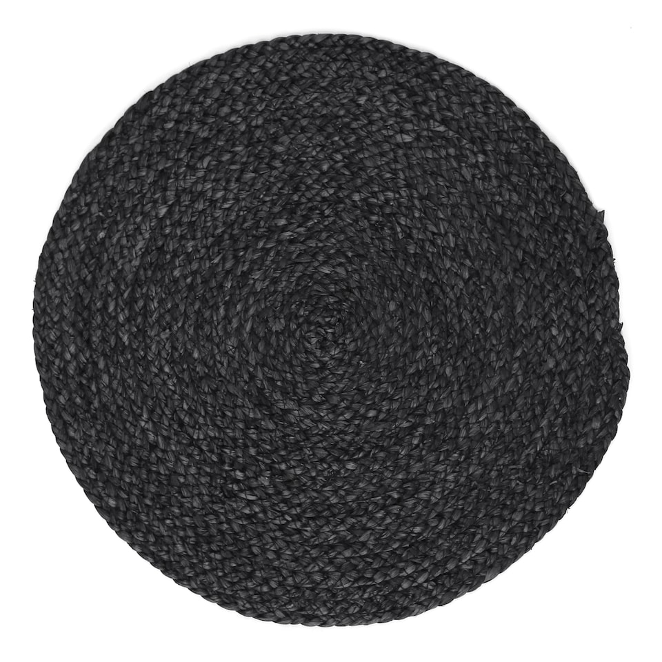 F&F Home Natural Black Woven Placemat