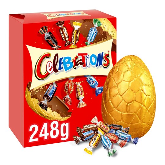 Celebrations Large Milk Chocolate Easter Egg And Chocolates 248G