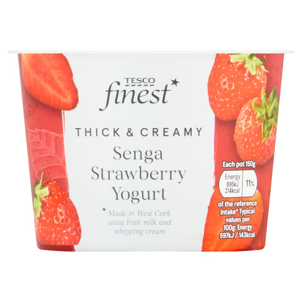 Tesco Finest Senga Strawberry Yogurt 150g