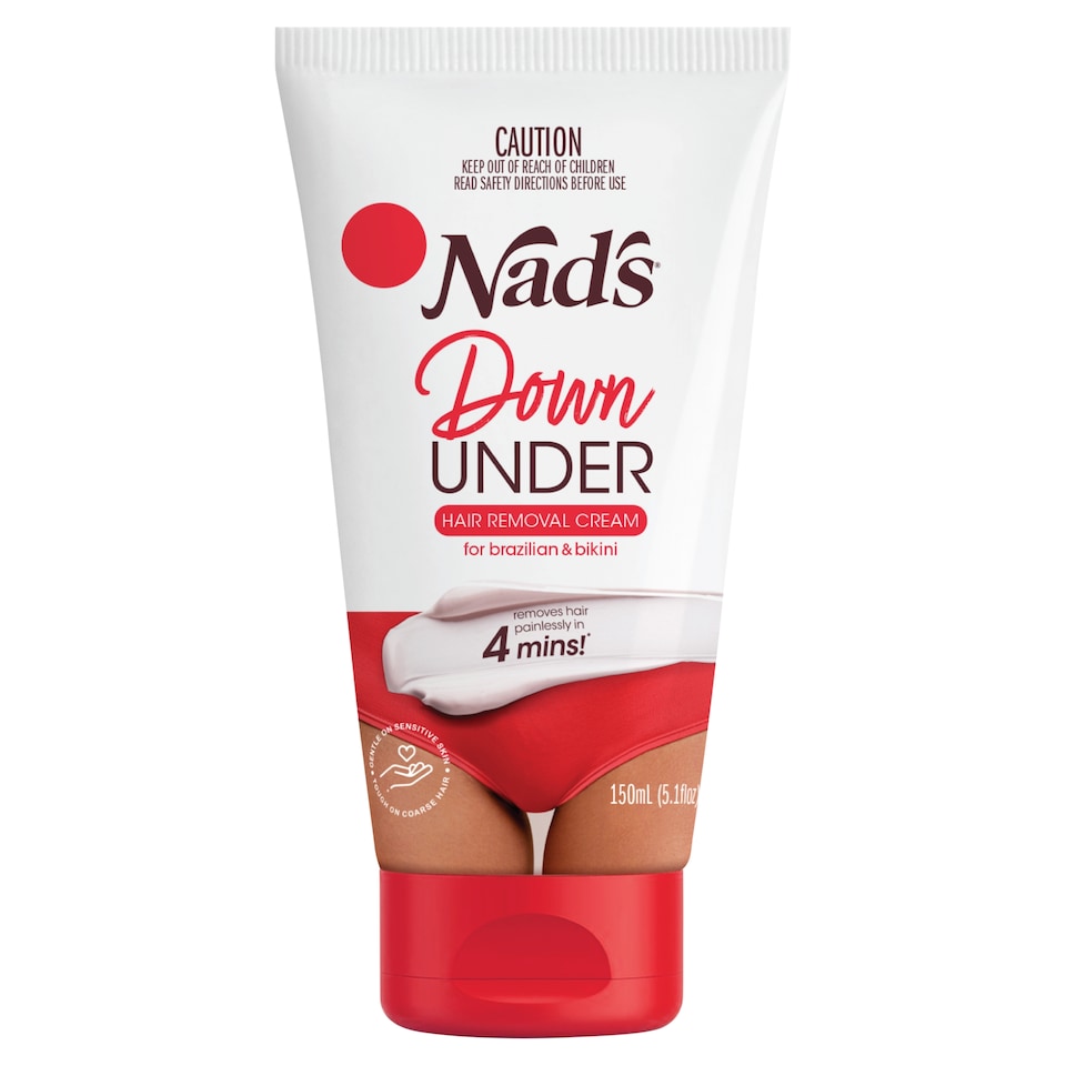 image 1 of Nad's Down Under Hair Removal Cream 150ml
