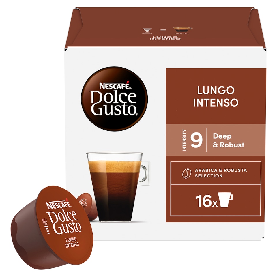 image 1 of NESCAFÉ® Dolce Gusto® Lungo Intenso - Coffee Capsules - 16 Capsules in a Pack