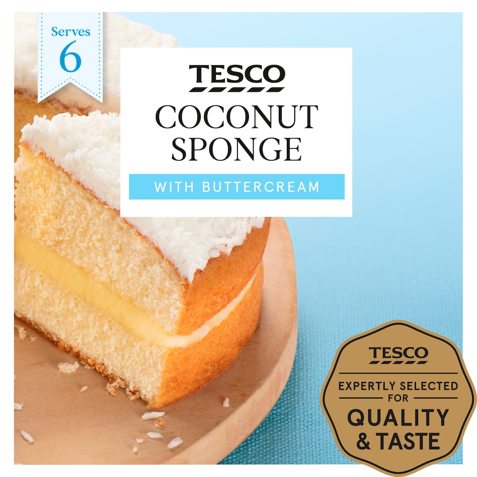 Tesco Coconut Sponge Cake