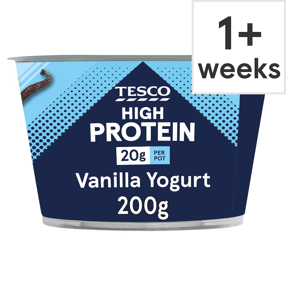 Tesco High Protein Vanilla Yogurt 200g
