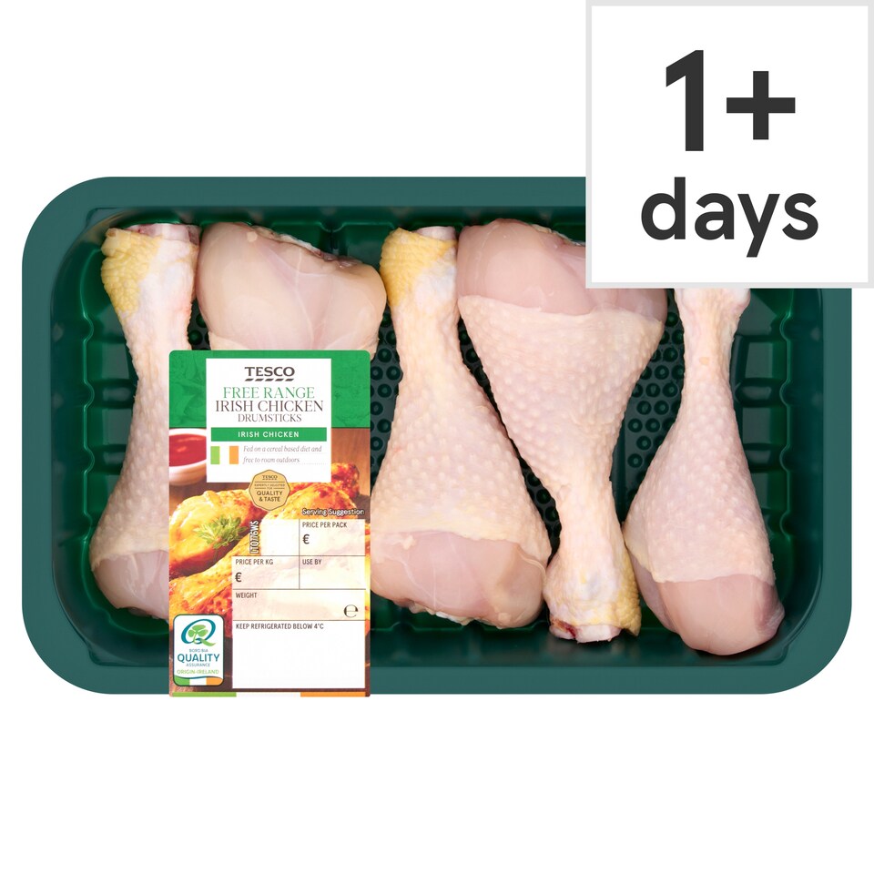 Tesco Free Range Irish Chicken Drumsticks 600g