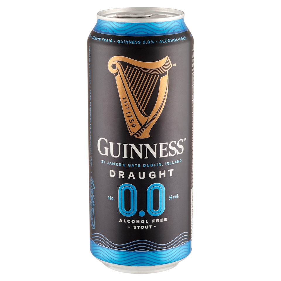 image 1 of Guinness Irish Black Alcohol-Free Beer 0% 440 ml
