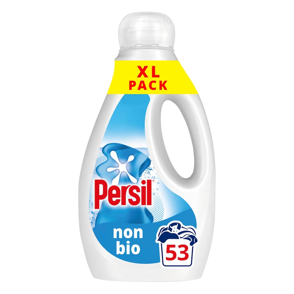 image 1 of Persil Non Bio Laundry Washing Liquid Detergent 53 Washes 1431ml