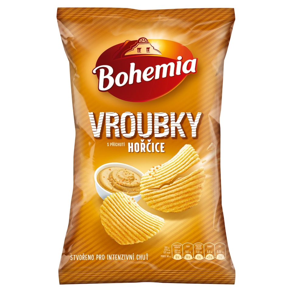 Bohemia Vroubky s příchutí hořčice 120g