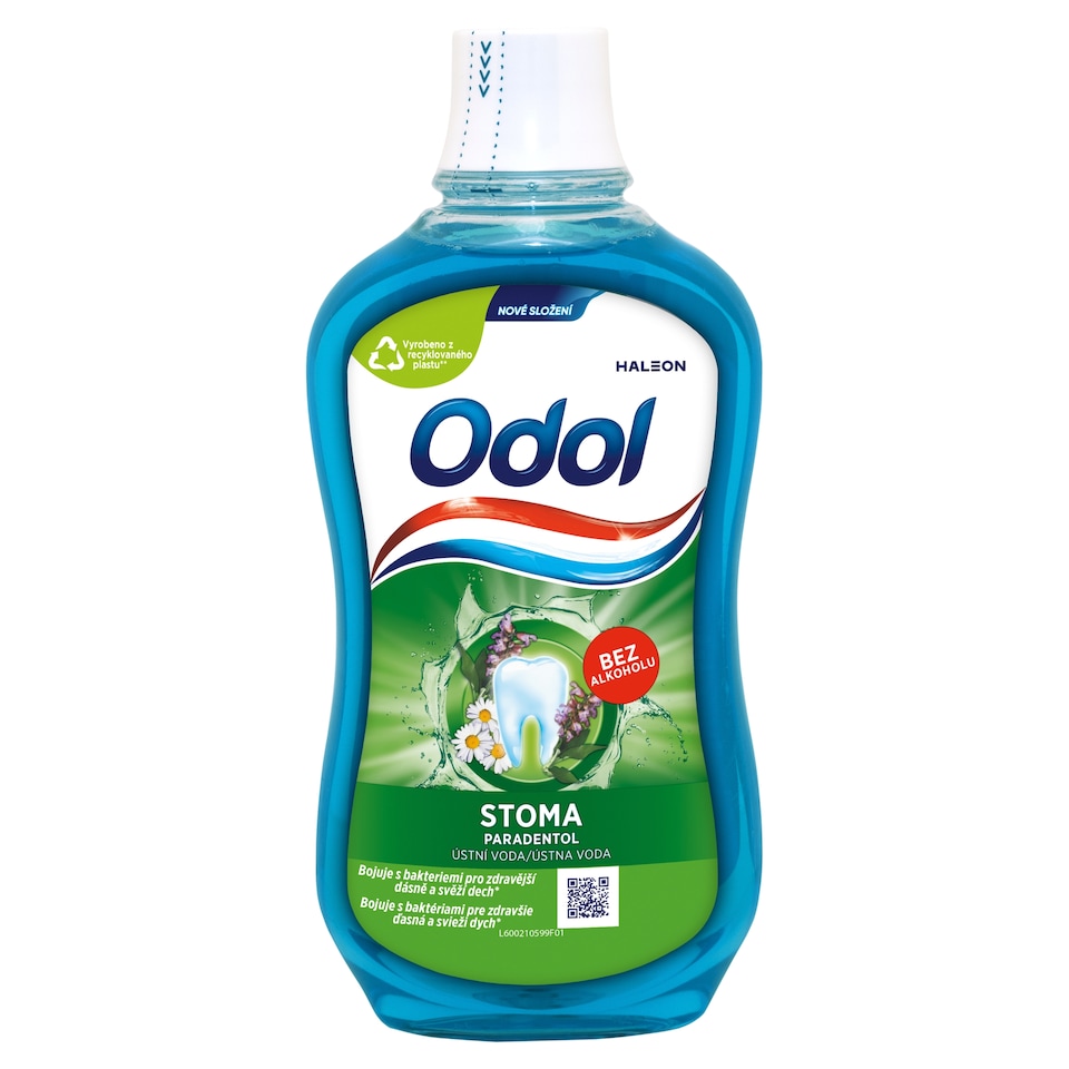 Odol Stoma Paradentol ústna voda s fluoridom 500 ml