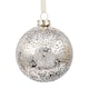 image 2 of Tesco Icy Baubles Christmas Decorations 4 Pack