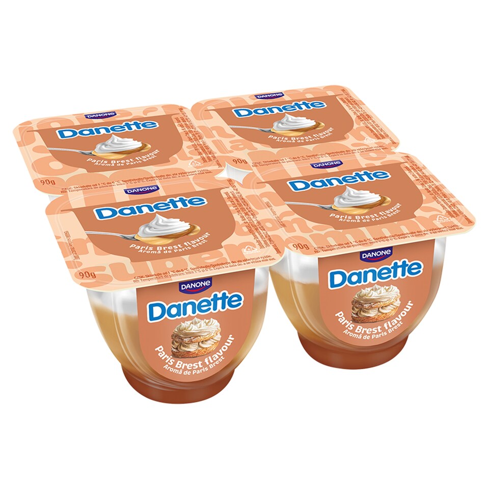 Danette Paris Brest ízű réteges tejdesszert 4 x 90 g (360 g)