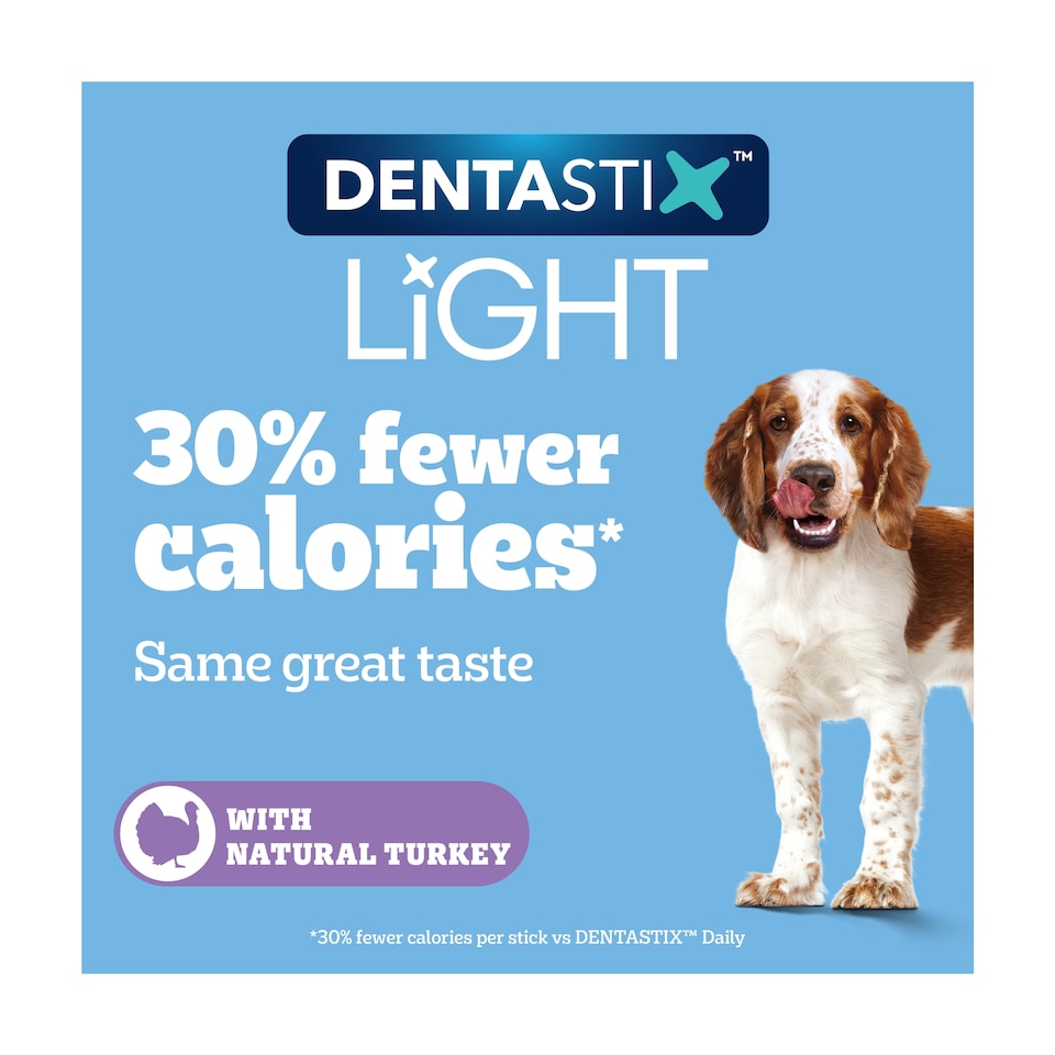 image 1 of PEDIGREE DentaStix Light Daily Dental Chews Medium Dog 5 Sticks 70g