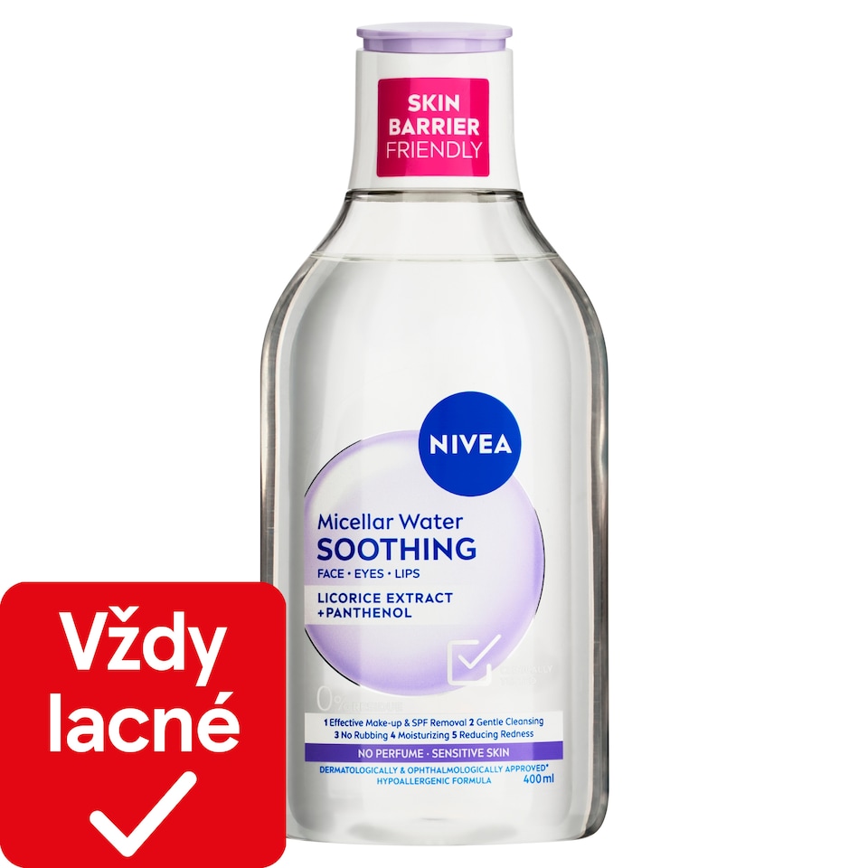 obrázok 1 z Nivea Upokojujúca micelárna voda pre citlivú pleť 400 ml