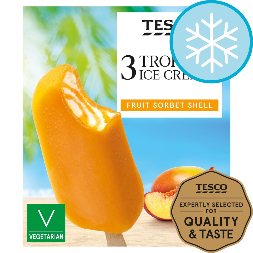 Tesco Tropical Ice Creams 3 X100ml Tesco Groceries