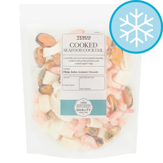 Tesco Cooked Seafood Cocktail 300G Tesco Groceries