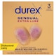obrázok 1 z Durex Sensual Extra Lube prezervatívy 3 ks