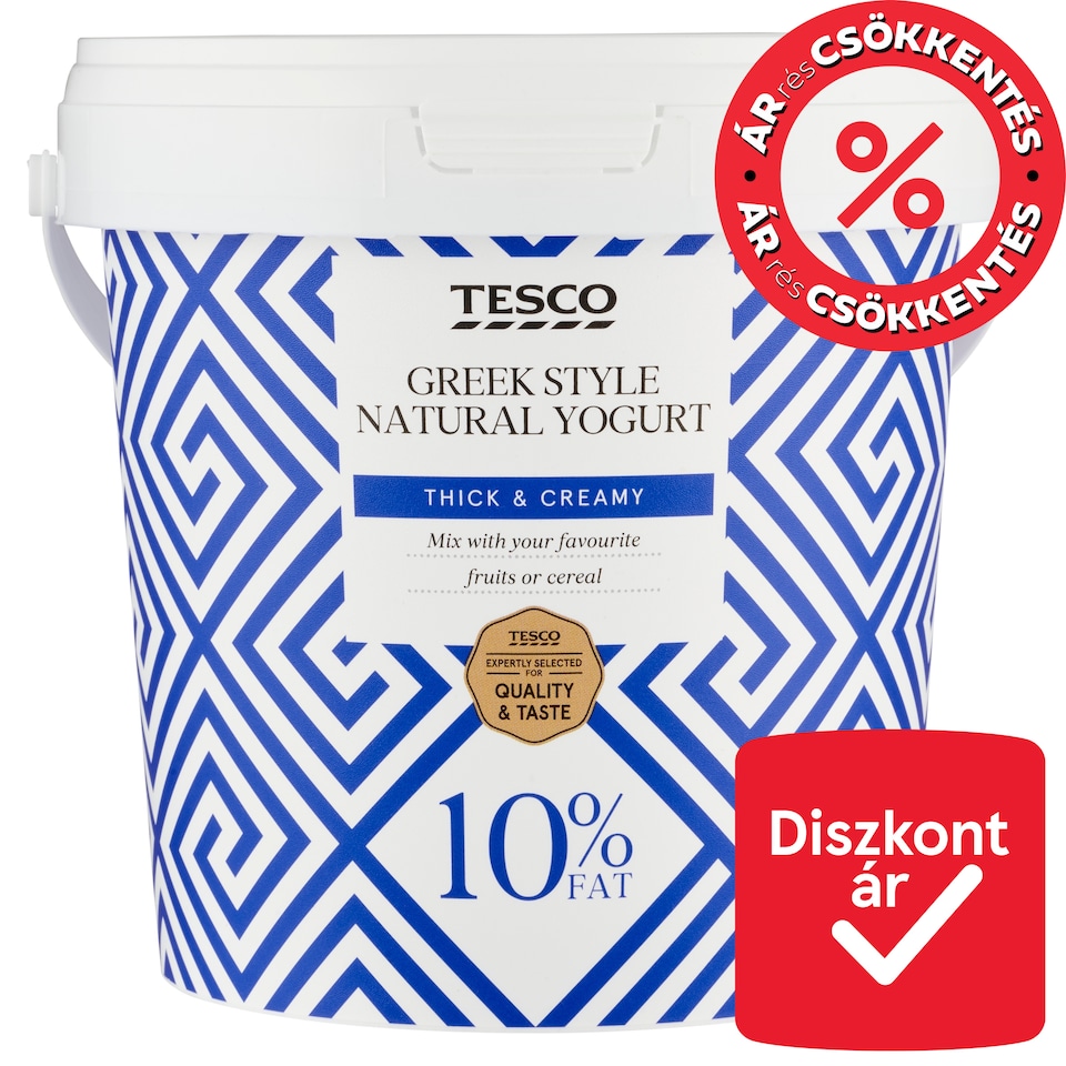 Tesco Greek Style Natural Yogurt 1 kg