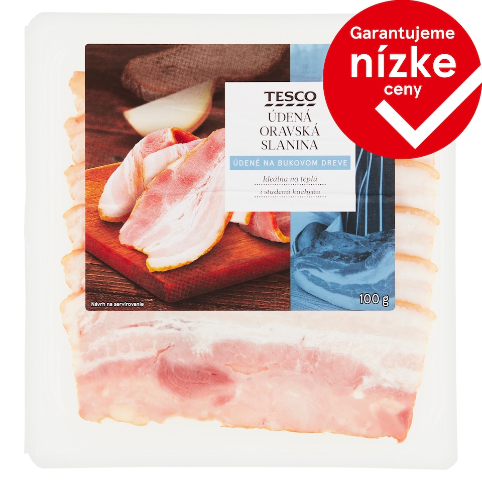 Tesco Smoked Orava Bacon 100 g