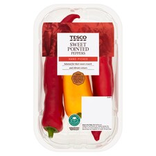 Tesco Sweet Pointed Peppers 280G