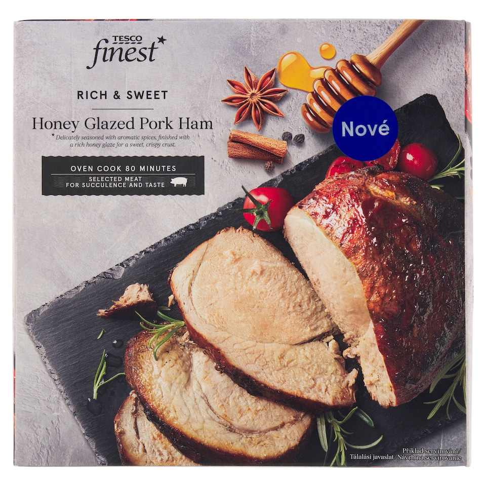 Tesco Finest Bravčové stehno marinované s pridaným glazúrovacím sirupom