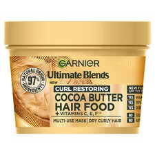 Garnier Ultimate Blends Hair Cocoa Butter 3In1 Mask 390Ml