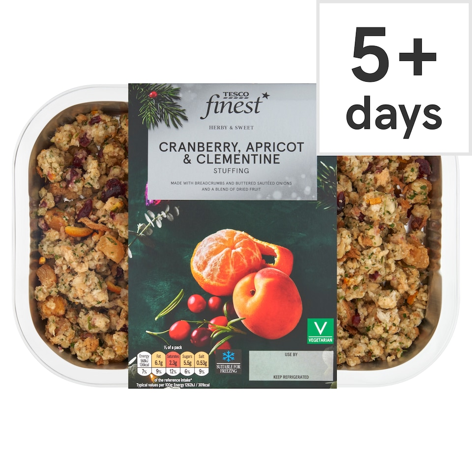 Tesco Finest C/Berry, Apricot & Clementine Stuffing 300G
