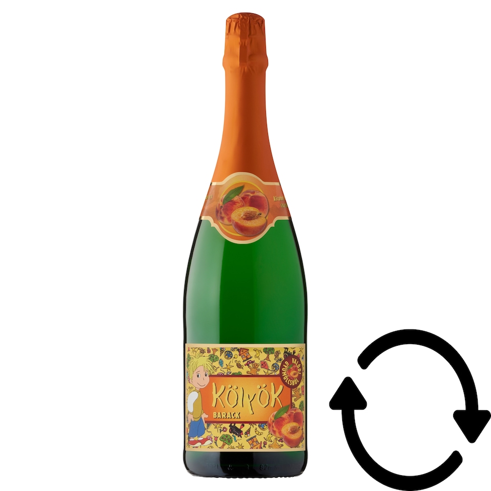 Kölyök Carbonated Peach Fruit Drink 0,75 l