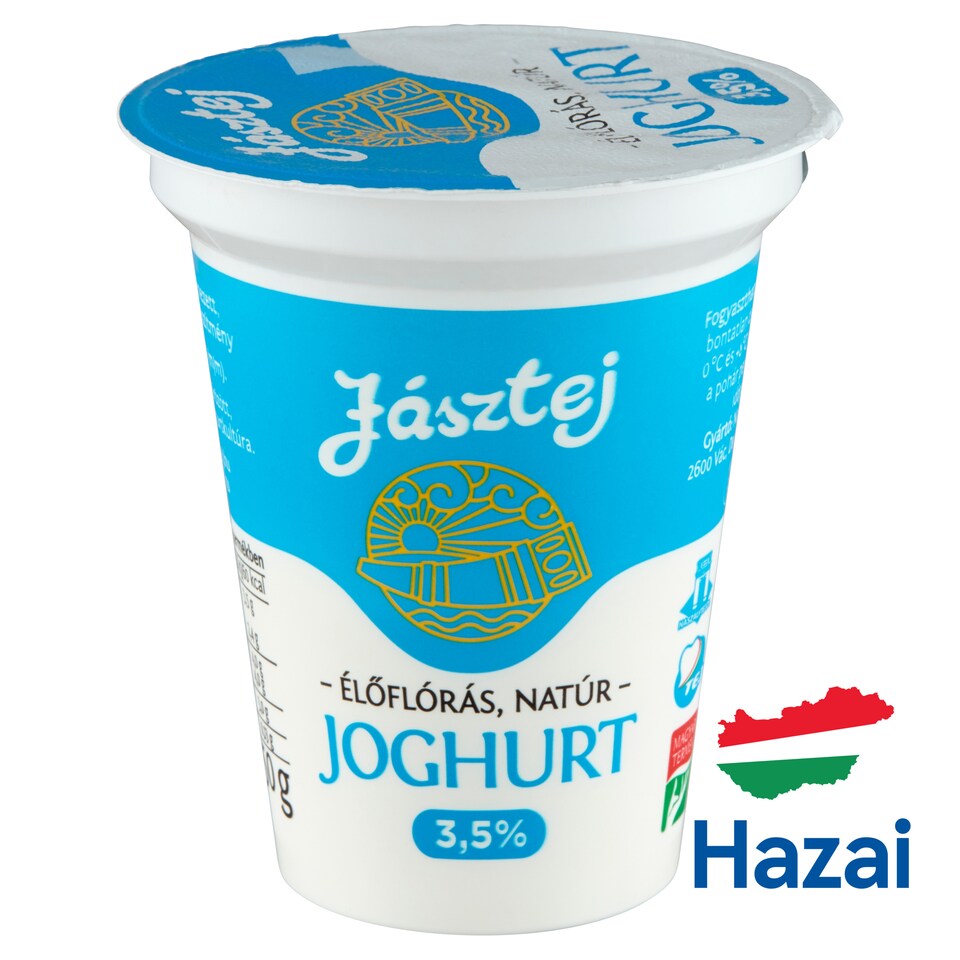 Jásztej Unflavoured Yoghurt with Live Cultures 3,5% 150 g