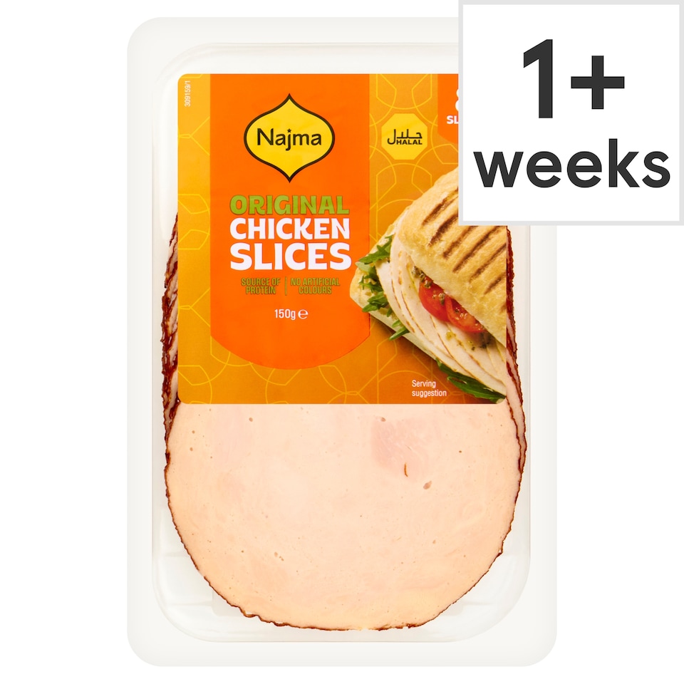 Najma Halal Sliced Chicken Breast 150G