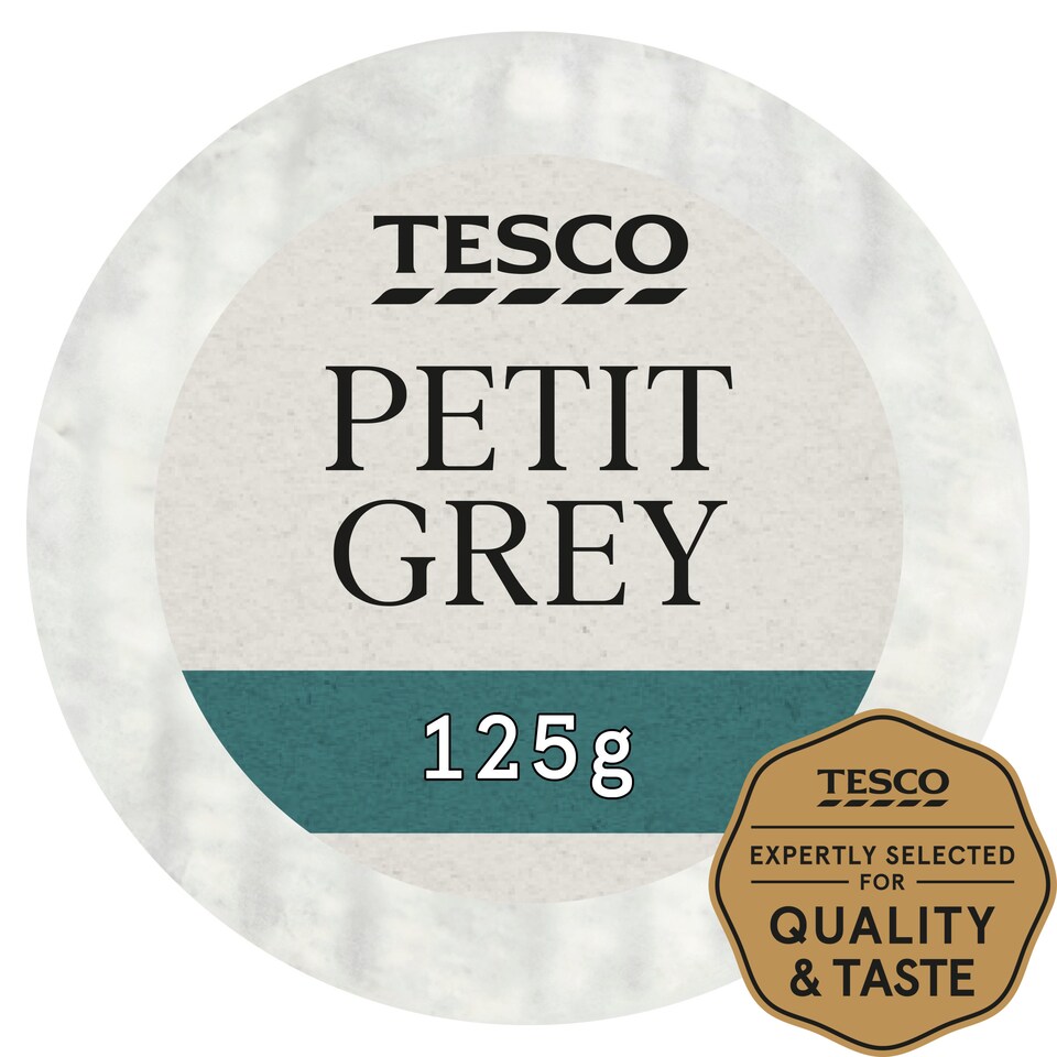 Tesco Petit Grey 125G Tesco Groceries