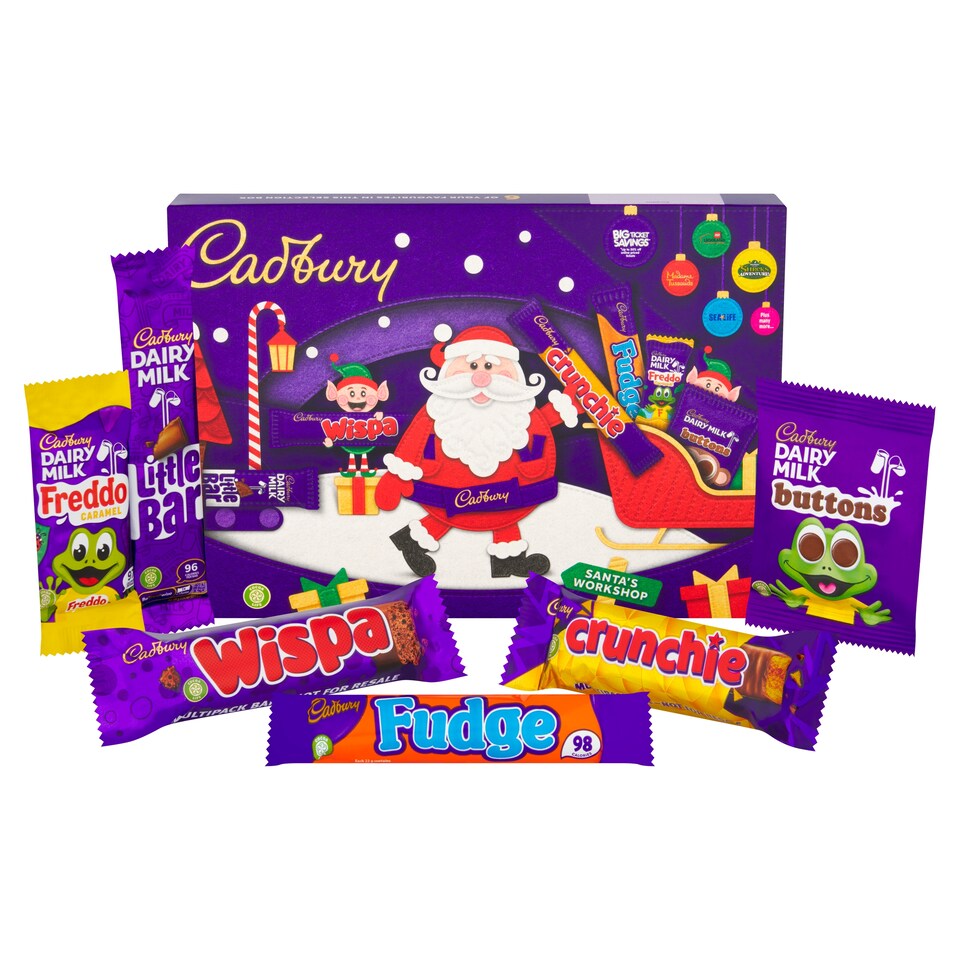 image 1 of Cadbury Chocolate Xmas Santa Selection Box Medium 125g